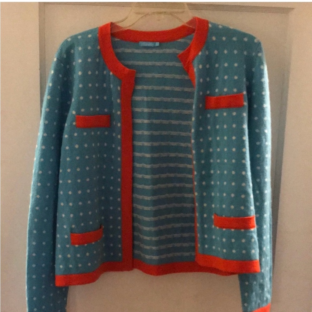 J McLaughlin Cashmere Cardigan ~L - Picture 6 of 8